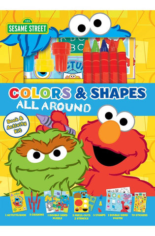 Image of Sesame Street: Colors and Shapes All Around (Book Plus)