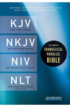 NIV NKJV KJV NLT Complete Evangelical Parallel Bible (Bonded Leather)