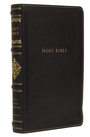 KJV Personal Size Reference Bible Sovereign Collection Leathersoft Black Red Letter Thumb Indexed Comfort Print: Holy Bible King James Version