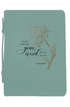I Have Hidden Your Word Bible Cover Mint XL (22845XL)