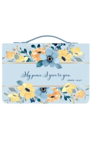 My Peace I Give You Bible Cover Light Blue XL (28601XL)