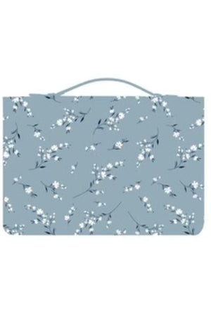 Small Floral Bible Cover Blue XL (28625XL)