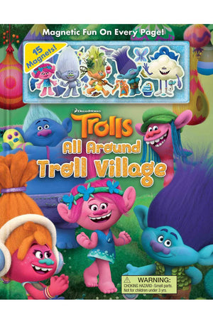 DreamWorks Trolls: All Around Troll Village (Magnetic Hardcover)