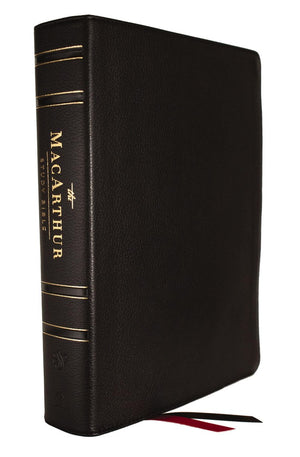 ESV MacArthur Study Bible 2nd Edition Genuine leather Black: Unleashing God's Truth One Verse at a Time