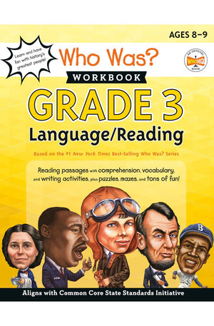 Who Was? Workbook: Grade 3 Language/Reading (Who Was? Workbooks)