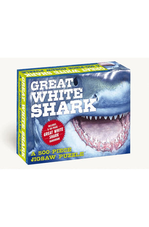 The Great White Shark 500-Piece Jigsaw Puzzle & Book: A 500-Piece Family Jigsaw Puzzle Featuring The Shark Handbook
