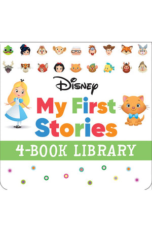 Disney My First Stories 4 Book Set - Includes Characters from Jungle Book, Alice in Wonderland, Peter Pan, and The Aristocats - PI Kids