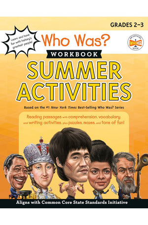 Who Was? Workbook: Summer Activities