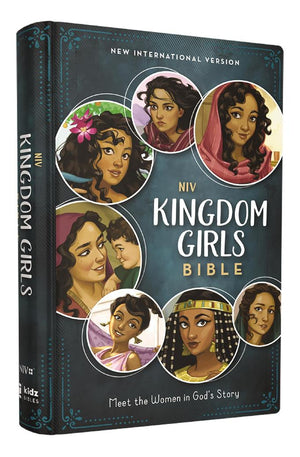NIV, Kingdom Girls Bible, Full Color, Hardcover, Teal, Comfort Print: Meet the Women in God's Story (Best Gift for Girls Ages 8-12 to Build Faith, Strength, and Character)