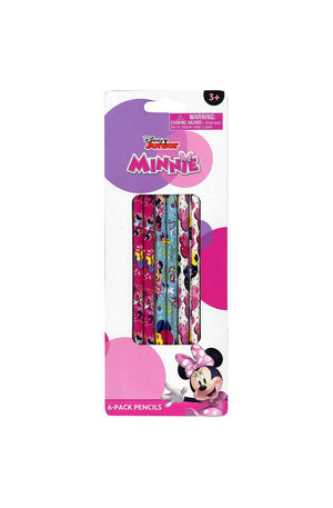 Disney Minnie 6pk Pencil on blister