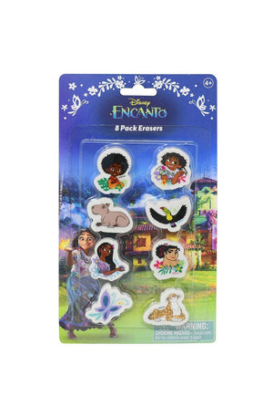 Disney Encanto 8pk Eraser on blister card