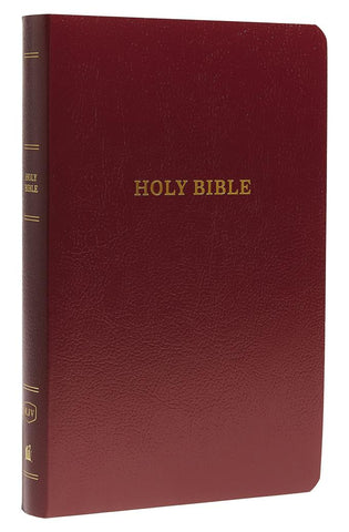 Image of KJV Holy Bible: Gift and Award, Burgundy Leather-Look, Red Letter, Comfort Print: King James Version