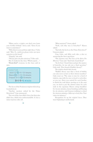 Image of The Triplet Threat (Math Mysteries, Bk. 1)