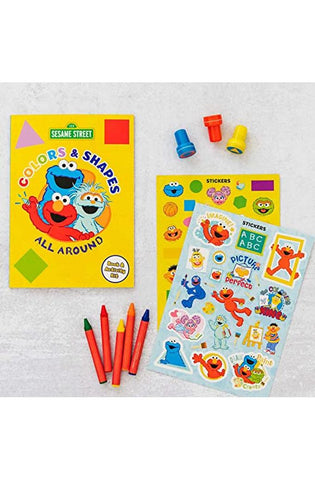 Image of Sesame Street: Colors and Shapes All Around (Book Plus)