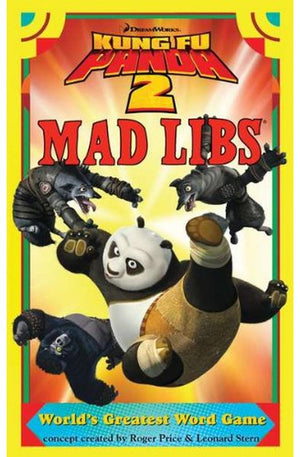 Kung Fu Panda Mad Libs