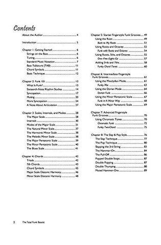 Image of The Total Funk Bassist: A Fun and Comprehensive Overview of Funk Bass Playing (The Total Bassist)