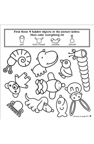 Image of Highlights: My First Hidden Pictures Carry-Along Coloring Set
