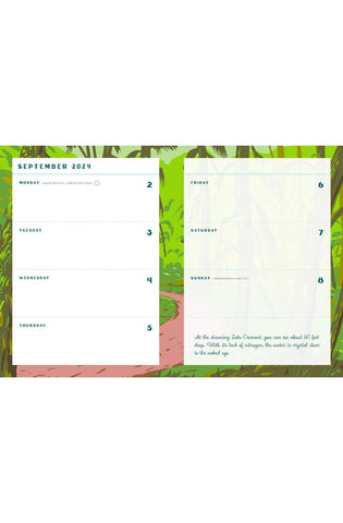 Image of National Parks 2025 Weekly Planner: July 2024 - December 2025