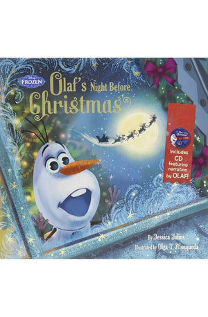 Frozen Olaf's Night Before Christmas Book & CD