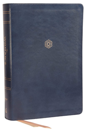 NIV The Woman's Study Bible Leathersoft Blue Full-Color Red Letter: Receiving God's Truth for Balance Hope and Transformation