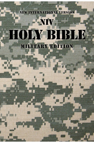 NIV Holy Bible Military Edition Compact Paperback Digi Camo