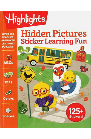 Hidden Picture Sticker Learning Book