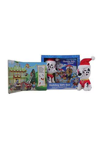 Image of Nickelodeon Paw Patrol - Ready, Set, Snow! Holiday Gift Set - First Look and Find Activity Book with Marshall Plush!
