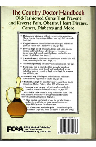 Image of The Country Doctor Handbook: Old-fashioned Cures That Prevent Pain, Obsesity, Heart Disease, Cancer, Diabetes and More