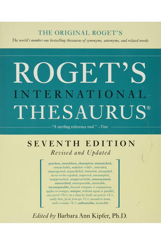 Image of Roget's International Thesaurus (7th Edition, Revised and Updated)