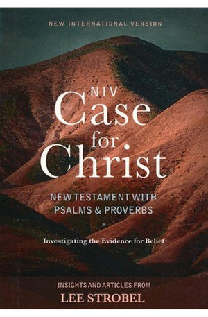NIV Case for Christ New Testament with Psalms and Proverbs Pocket-Sized Paperback Comfort Print: Investigating the Evidence for Belief