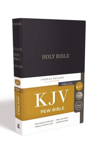 Image of KJV, Pew Bible, Hardcover, Blue, Red Letter, Comfort Print: Holy Bible, King James Version