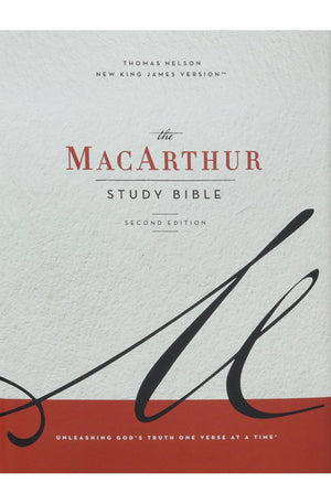 NKJV MacArthur Study Bible 2nd Edition Cloth over Board Blue Comfort Print: Unleashing God's Truth One Verse at a Time