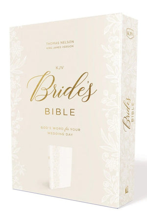 KJV Bride's Bible Leathersoft White Red Letter Comfort Print: Holy Bible King James Version