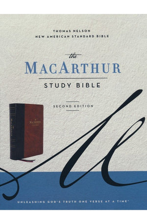 NASB MacArthur Study Bible 2nd Edition Leathersoft Brown Comfort Print: Unleashing God's Truth One Verse at a Time
