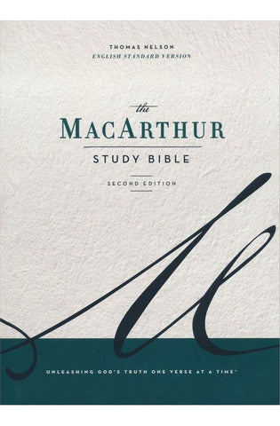 Image of ESV MacArthur Study Bible 2nd Edition Hardcover: Unleashing God's Truth One Verse at a Time