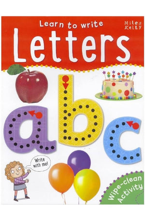 Letters - Learn To Write Wipe-Clean Activity Book