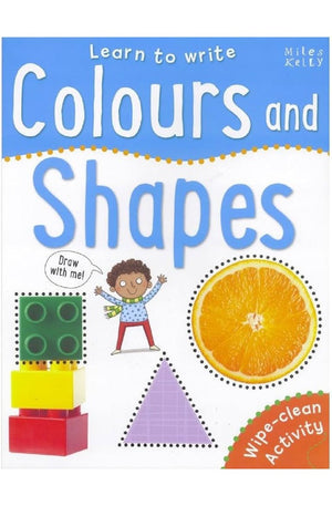 Colors And Shapes - Learn To Write Wipe-Clean Activity Book