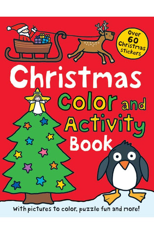 Image of Christmas Preschool Color and Activity Book: Over 60 Christmas Stickers (Color and Activity Books)