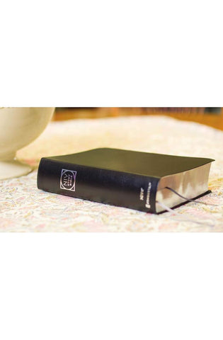 Image of NIV Study Bible, Fully Revised Edition (Study Deeply. Believe Wholeheartedly.), Large Print, Bonded Leather, Black, Red Letter, Comfort Print