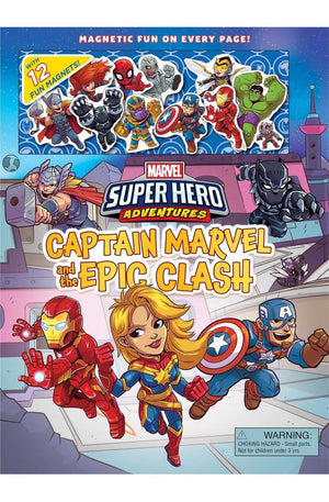Marvel Super Hero Adventures: Captain Marvel and the Epic Clash (Magnetic Hardcover)