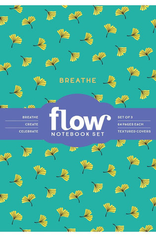 Image of Breathe, Create, Celebrate Notebook Set (Flow)