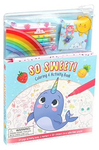 Image of So Sweet! Coloring & Activity Book (Marker Pouch)