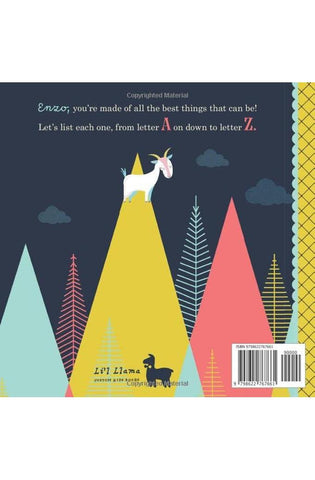 Image of E is for Enzo: A Personalized Alphabet Book All About You! (Personalized Children's Book)