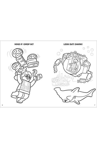 Image of LEGO City: Color the City (Color & Activity with Crayons)