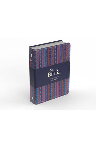 Image of Biblia RVR 1960 Compacta Letra Grande 11 puntos Símil Piel Andina Morado