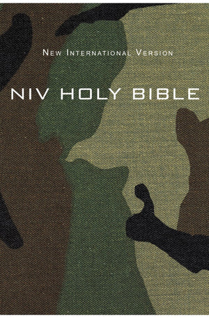 NIV Holy Bible Compact Paperback Woodland Camo