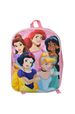 Disney Princess 15" Backpack with Plain Front