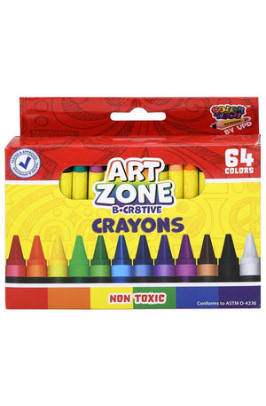 Colortech 64pc Crayon in Window Box