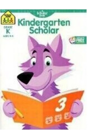 SCHOOL ZONE WORKBOOK KINDERGARTEN SCHOLAR K
