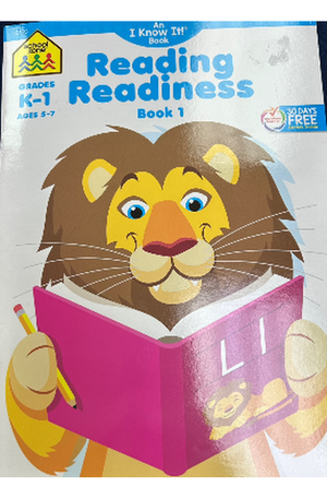 SCHOOL ZONE WORKBOOK READING READINESS K-1